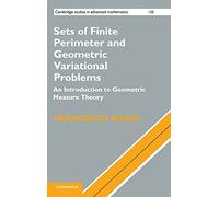 Sets of Finite Perimeter and Geometric Variational Problems: An Introduction to Geometric Measure Theory: 135 (Cambridge Studies in Advanced Mathematics, Series Number 135)