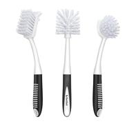 SetSail Dish Brush Set with Bottle Brush, Long Handle kitchen brush, 3 Pack