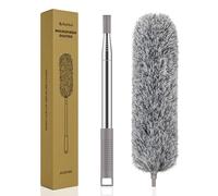 SetSail Extra-Long Dusters with Extension Pole 100-inch for Cleaning, Bendable Microfiber Head Washable Ceiling Fan Duster for High Ceilings, Furniture