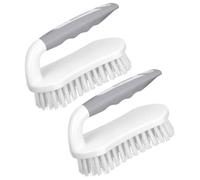 SetSail Scrub Brush, Heavy-Duty Scrub Brushes for Cleaning with Stiff Bristles Cleaning Brush for Shower, Bathroom, Carpet, Kitchen and Bathtub Scrubber - 2 Pack