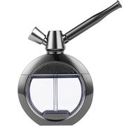 SETSCZY Bong, Glass Bong, Thick Glass Beaker, Glass Bottle Smoking Tube, Water Pipes Rig Bong Hookah, Shisha Hookah Hookah Set, Smokers,Black