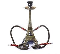 SETSCZY Hookah Set Large Double Pipe Hookah, Glass Hookah Hookah Set Large Arabic Double Hookah, Suitable for Families, Foreign Hotels, Bars, Clubs, Hotels