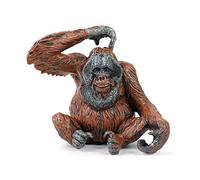 SETSCZY Orangutan Sculpture Wild Animal Figure Statue Garden Home Decoration Sculpture Collection Ornaments Children's Toys