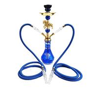 SETSCZY Shisha Hookah, Arab Smoker Suit Water Pipe Ceramic Potbar Nightclub Complete Accessory Set For Hookah Single Tube for Families, Foreign Hotels, Bars, Clubs, Hotels
