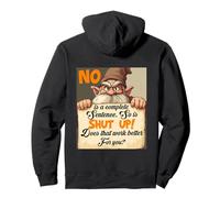Setting boundaries, grumpy gnome, scroll, No Pullover Hoodie