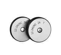 Setting Ring Thread Gauge， This Is 2 Pack Non-Standard Fine Thread Ring Gauge Set For Accuracy 2A UNC UNF UNEF UNS(7/16-14uns 2a)