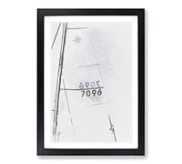 Setting Sail in Sydney in Abstract Framed Print | A2 Black Framed Wall Art | Ready to Hang | Abstract Fantasy Picture | Living Room Bedroom Lounge Office