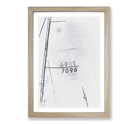 Setting Sail in Sydney in Abstract Framed Print | A2 Oak Framed Wall Art | Ready to Hang | Abstract Fantasy Picture | Living Room Bedroom Lounge Office