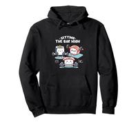 Setting The Bar High- Funny Workout Sushi Lifting Weights Pullover Hoodie