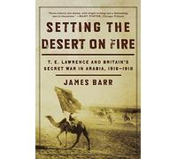 Setting the Desert on Fire - T. E. Lawrence and Britain`s Secret War in Arabia, 1916-1918