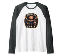 Settle On Chain Ledger Confirmation Raglan Baseball Tee