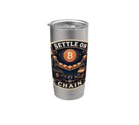 Settle On Chain Ledger Confirmation Stainless Steel Insulated Tumbler