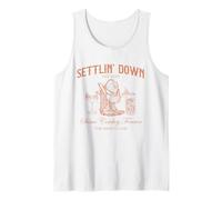 Settlin Down Same Cowboy Forever Western The Bach Club 2025 Tank Top
