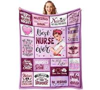Settocos Cool Nurse Gifts for Women, Gift for Nurse Female, Funny Nurses W ppreciation Practitioner Gifts, Nursing Graduation Gift for Her, New Nurses Blanket 50"x60"