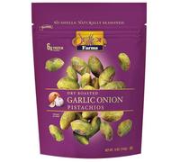 Setton Farms Naturally Seasoned Pistachio Seeds, Garlic Onion, Pistachios Without Shell, Certified GMO Free, Gluten Free, Vegan and Kosher, 5 Ounce Resealable Bag