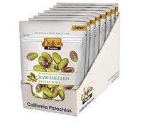 Setton Farms Pistachios, Pack of 8 Natural Raw Peeled Pistachios, Multipack Raw Pistachio Nuts without Shell, 5oz Resealable Bags, GMO Free Project Verified, Gluten Free