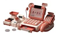Settoo Simulation Cash Register, Children's Educational Simulation Supermarket Play Home Early Education Interactive Intelligent Identification Multi-function Cash Register Toys