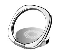 Setty Magnetic Smartphone Holder Ring with Rotating Adhesive, Silver