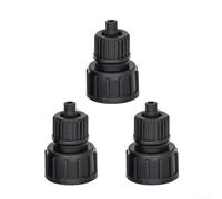 Setup with the 3Pack Reusable Drip Irrigation Hose Adapters Designed for All Garden Needs