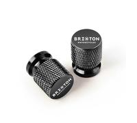 Seulomo Motorbike valve core caps For BRIXTON Cromwell 125 250 1200 Crossfire 500 Storr 500 Sunray 125 Accessories CNC Aluminum Wheel 2PCS Tyre Valve Cap(Ww-1)