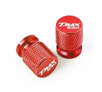 Seulomo Motorbike valve core caps For TMAX TMAX530 530 2 PCS Motorcycle Accessories Couple Aluminum Vehicle Wheel Tire Valve Stem Caps Covers(Ww-4)
