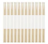 Seuqhck 12 Pairs Classic 5A Drum Sticks, Maple Wood Drumsticks, Musical Instrument Percussion Accessories for Jazz, Musical, Family Gatherings, Music Studios, Adults