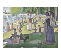 Seurat Sunday Afternoon La Grande Jatte Painting Large Wall Art Print Canvas Premium Mural