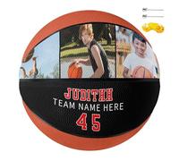 SEURGRY Personalized Basketball Gift,Custom Photo Basketball with Text,Player Team Coach High School Senior Gift for Men Women Teen Boys Girls
