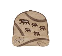 SEURGRY Personalized Best Grandpa Ever Baseball Cap,Custom Grandkids Name Men Classic Cap,Gift for Grandpa Dad Papa Fathers Day