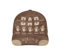 SEURGRY The Man The Myth The Legend Personalized Dad Baseball Cap,Custom Kids Name Men Classic Cap,Gift for Dad Papa Fathers Day
