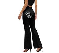 SEURGRY This Ass Belongs to Personalized Flare Pants,This Ass is Taken Custom Bell Bottom for Women Wife Girlfriend Naughty Gifts