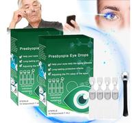 Seurico Presbyopia Eye Drops, Magical Effects Seurico Eye Drops, Brightening Eye Drops, Presbyopia Vision Restore Clear Vision Moisturize Eyes, Reclaim The Vivid, Sharp Vision of Your Youth (20Pcs)
