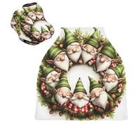 Sevdomey Adorable Gnomes Nursing Car Seat Cover for Babies Newborns, Multi-Purpose Soft Breathable Breastfeeding Cover - Car Seat Covers - Nursing Scarf
