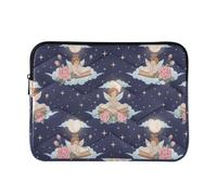 Sevdomey Angels Laptop Sleeve 13.4 Inch, Slim Protective Computer Case with Soft Padding, Top Zipper Bag for Women & Men, Fits Most 13.3 Inch Laptops