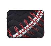 Sevdomey Baseball Stitch Laptop Sleeve 15.6 Inch, Slim Protective Computer Case with Soft Padding, Top Zipper Bag for Women & Men, Fits Most 15 Inch Laptops