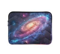 Sevdomey Beautiful Galaxy Laptop Sleeve 13.4 Inch, Slim Protective Computer Case with Soft Padding, Top Zipper Bag for Women & Men, Fits Most 13.3 Inch Laptops