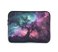 Sevdomey Beautiful Night Sky Laptop Sleeve 13.4 Inch, Slim Protective Computer Case with Soft Padding, Top Zipper Bag for Women & Men, Fits Most 13.3 Inch Laptops