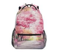 Sevdomey Beautiful Trees Laptop Backpack, Waterproof 15L Stylish Lightweight Daypack with Multiple Pockets for Work, School & Travel