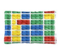 Sevdomey Building Blocks Pet Pads Dog Bed Cat Bed Kennel Bed Crate Mattress, Washable Soft Comfortable Pet Bed Pad with Non-Slip Bottom for Small Medium Large Dogs Cats, 60x90 cm