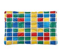 Sevdomey Building Blocks Pet Pads Dog Bed Cat Bed Kennel Bed Crate Mattress, Washable Soft Comfortable Pet Bed Pad with Non-Slip Bottom for Small Medium Large Dogs Cats, 45x60 cm