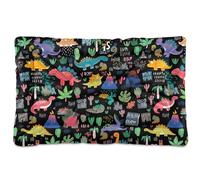 Sevdomey Cartoon Dinosaurs Pet Pads Kennel Bed Crate Mattress, Washable Soft Comfortable Pet Bed Pad with Non-Slip Bottom for Small Medium Large Dogs Cats, 60x90 cm