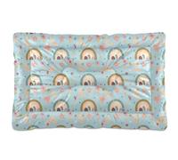 Sevdomey Colorful Rainbows Pet Pads Dog Bed Cat Bed Kennel Bed Crate Mattress, Washable Soft Comfortable Pet Bed Pad with Non-Slip Bottom for Small Medium Large Dogs Cats, 60x90 cm