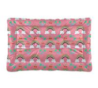 Sevdomey Colorful Rainbows Pet Pads Kennel Bed Crate Mattress, Washable Soft Comfortable Pet Bed Pad with Non-Slip Bottom for Small Medium Large Dogs Cats, 60x90 cm