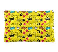 Sevdomey Crowns and Stars Pet Pads Kennel Bed Crate Mattress, Washable Soft Comfortable Pet Bed Pad with Non-Slip Bottom for Small Medium Large Dogs Cats, 45x60 cm