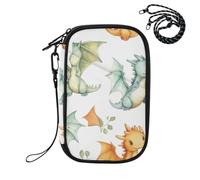 Sevdomey Cute Baby Dragons Lightweight Water-Resistant Multi-Pocket Passport Holder Organizer