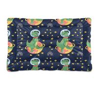Sevdomey Cute Dinosaurs Pet Pads Dog Bed Cat Bed Kennel Bed Crate Mattress, Washable Soft Comfortable Pet Bed Pad with Non-Slip Bottom for Small Medium Large Dogs Cats, 60x90 cm