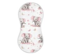 Sevdomey Cute Elephant Baby Burp Cloths for Newborn Baby Boys and Girls, Soft Absorbent Cotton Muslin Burp Clothes Set