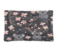 Sevdomey Cute Koalas Pet Pads Dog Bed Cat Bed Kennel Bed Crate Mattress, Washable Soft Comfortable Pet Bed Pad with Non-Slip Bottom for Small Medium Large Dogs Cats, 45x60 cm