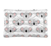 Sevdomey Cute Koalas Pet Pads Kennel Bed Crate Mattress, Washable Soft Comfortable Pet Bed Pad with Non-Slip Bottom for Small Medium Large Dogs Cats, 45x60 cm