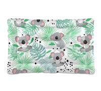 Sevdomey Cute Koalas Pet Pads Kennel Bed Crate Mattress, Washable Soft Comfortable Pet Bed Pad with Non-Slip Bottom for Small Medium Large Dogs Cats, 45x60 cm